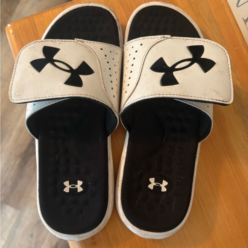 Under Armour Black Slide Sandals
